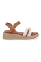 Usnjene in bele sandale z nakitom Pittarello Sun L25762