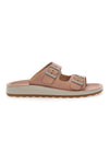 Ciabatte rosa con doppia fibbia e fondo comfort FLY FLOT 77077ZZ