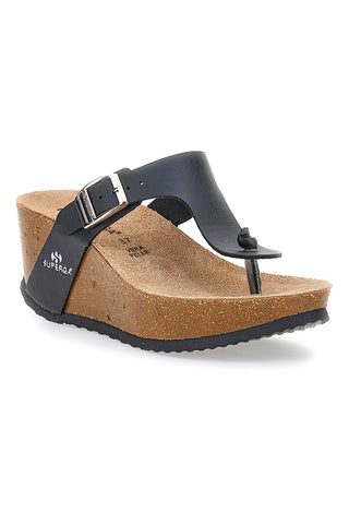 Črne japonke s klini Superga S11O923