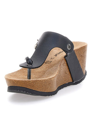 Črne japonke s klini Superga S11O923