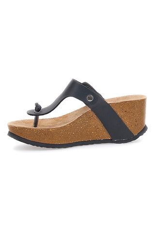 Črne japonke s klini Superga S11O923