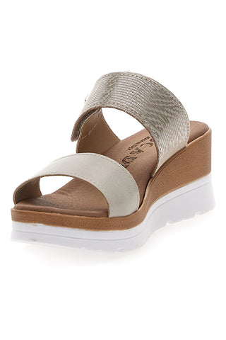 Čevlji Perla s kontrastnim belim podplatom in nastavljivim velcro trakom PLOCADI 11073143