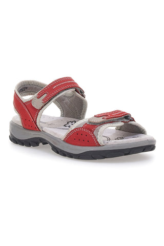 Rdeče športne sandale z zapenjanjem na velcro FLY DINAMIC FD50D
