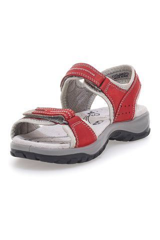 Rdeče športne sandale z zapenjanjem na velcro FLY DINAMIC FD50D