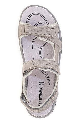 Sivi sandali z velcro zaponko Fly Dynamic FD51