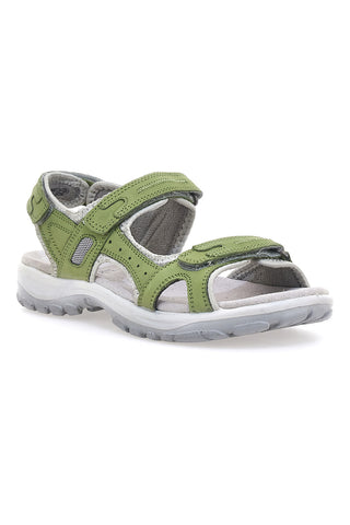 Zelene sandale z velcro zaponko Fly Dynamic FD51