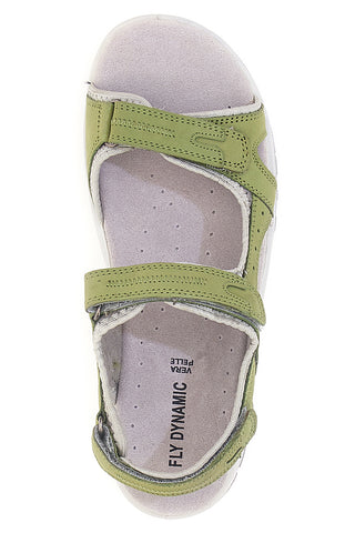 Zelene sandale z velcro zaponko Fly Dynamic FD51