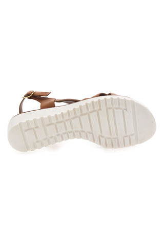 Sandali Brandy z zgornjim delom iz pravega usnja MIO TEMPO 24A030