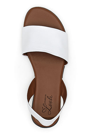 Bele sandale iz prave usnje Pittarello Look 225265