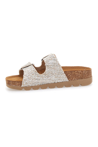 Bež sandali z dvojno zaponko PITTARELLO BIO 335P20630SR