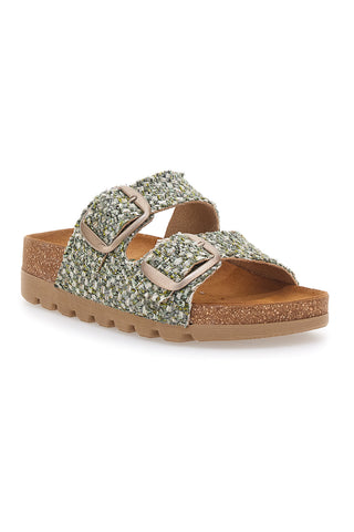Večbarvne pletene natikače z dvojno sponko PITTARELLO BIO 335P20630SR
