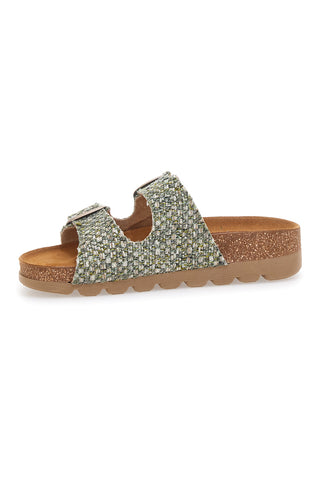 Večbarvne pletene natikače z dvojno sponko PITTARELLO BIO 335P20630SR