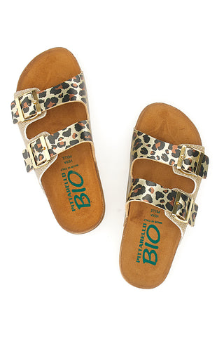 Zlati copati z dvojno sponko PITTARELLO BIO 335P20630SR
