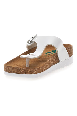 Bele japonke Infradito z anatomsko oblikovano podplatjo PITTARELLO BIO 335P2177SR