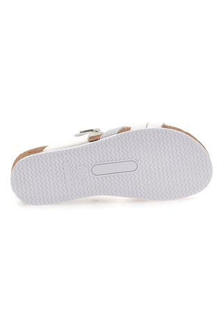 Bele copate z usnjenim podplatom Pittarello Eco 293A410