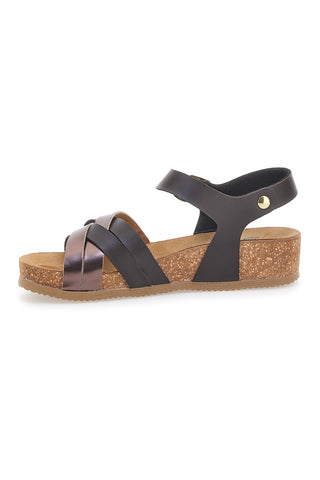 Rjave sandale s prekrižanimi trakovi PITTARELLO ECO 293A850SR