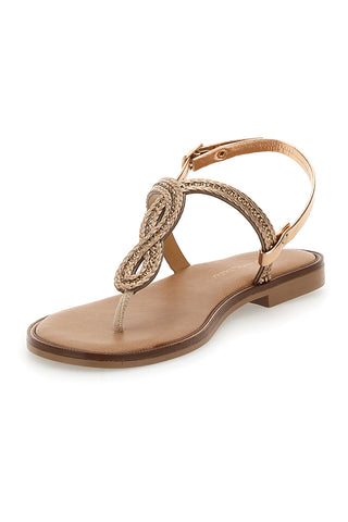 Ženske sandale Infradito Oro Rosa Le Havre Paris 5418