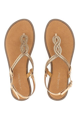 Ženske sandale Infradito Oro Rosa Le Havre Paris 5418