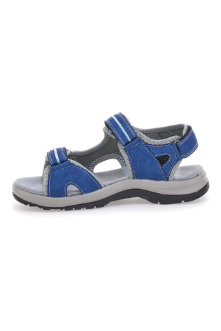 Sivi in modri športni sandali z zapenjanjem na velcro TIGLIO 51357
