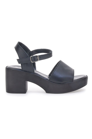 Črni sandali iz pravega usnja PITT.LOVE 318571082