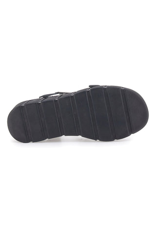 Črni usnjeni sandali Made in Italy Pittarello Rock 5836/P