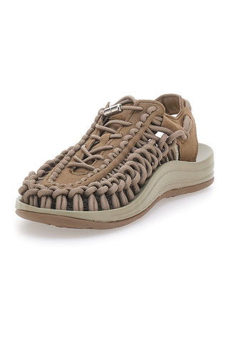 Spletene sandale v barvi taupe z vrvnim efektom gorpcore PITTARELLO TIERRA TOYA