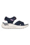 Mornarsko modri sandali z nastavljivimi prečnimi trakovi Skechers ARCH FIT 2.0 SANDAL FEELIN' BRIGHT