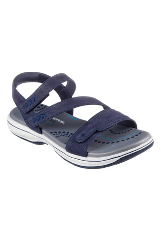 Mornarsko modri sandali z nastavljivimi trakovi Skechers BAYSHORE OSNOVNA NALOGA