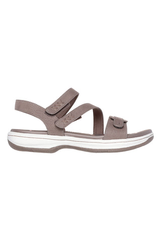 Taupe sandali z nastavljivimi trakovi Skechers BAYSHORE OSNOVNA NALOGA
