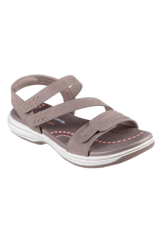 Taupe sandali z nastavljivimi trakovi Skechers BAYSHORE OSNOVNA NALOGA