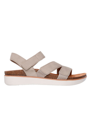 Taupe sandali z nastavljivimi trakovi Skechers LIFTED COMFORT