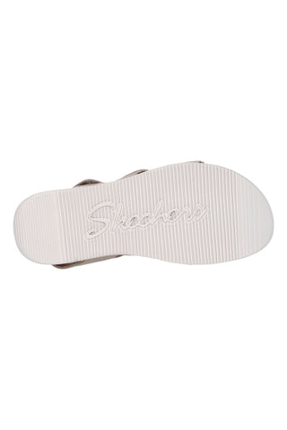Taupe sandali z nastavljivimi trakovi Skechers LIFTED COMFORT