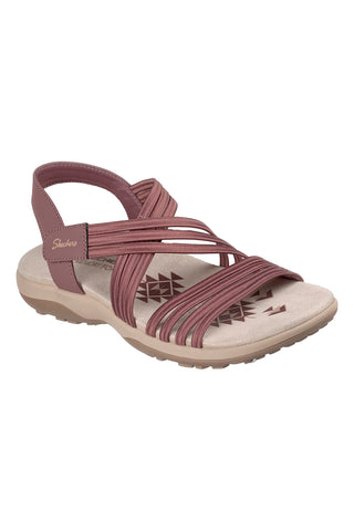 Mavrični sandali z elastičnimi trakovi Skechers REGGAE SLIM SUNNYSIDE 2.0