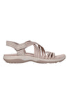 Taupe sandali z elastičnimi trakovi Skechers REGGAE SLIM SUNNYSIDE 2.0