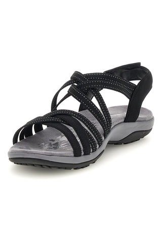 Črni sandali s spominsko peno Skechers Reggae Slim Summer Getaway