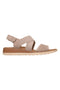 Taupe sandali s križnim trakom in Arch Fit Skechers Arch Fit Oasis B Perf