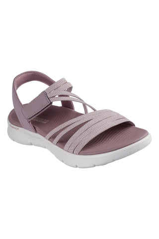 Roza sandali z elastičnimi trakovi Skechers Go walk flex sandal