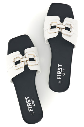 Beli copati s konjsko peto The first PRE5413P