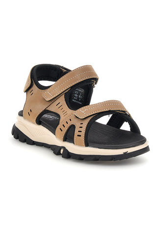 Kaki sandali z naramnicami The first active F8102