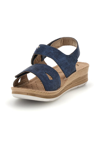 Modri sandali z anatomskim podplatom Inblu 66 FC