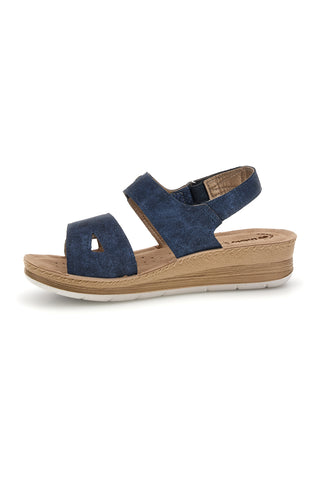 Modri sandali z anatomskim podplatom Inblu 66 FC