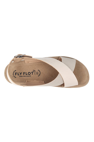 Sandali v bež barvi z nastavljivim trakom Fly Flot 90420G613C