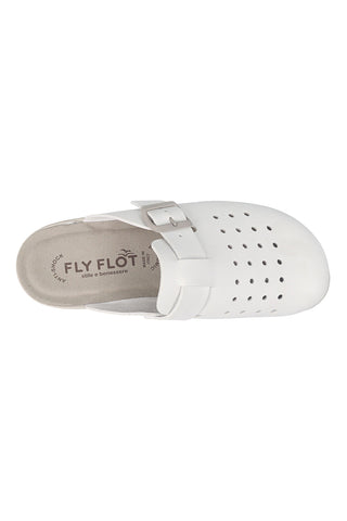 Beli profesionalni copati z nastavljivim trakom Fly Flot 90510J34EA