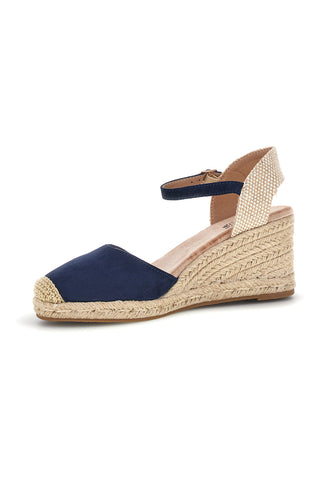 Mornariški sandali espadrile z vrvnim klinom Pittarello Sun Bl2