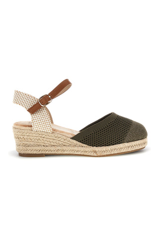Sandali espadrillas Verdi con zeppa in corda Pittarello Sun Bl4