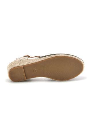 Zeleni sandali espadrile z vrvnim klinom Pittarello Sun Bl4