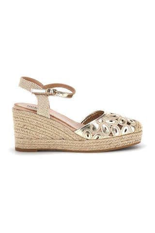 Sandali espadrillas Dorati con zeppa in corda Pittarello Sun Bl5