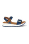 Modri sandali z velcro trakovi, udoben podplat Plocadi Bza242387a
