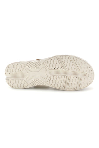 Bež sandali z velcro trakovi, udoben podplat Plocadi G88382