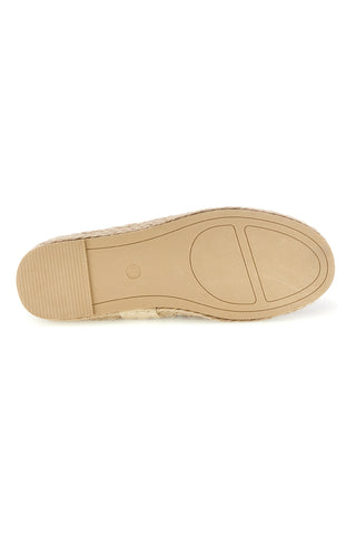 Bežno-bele črtaste espadrile Prima riga p687